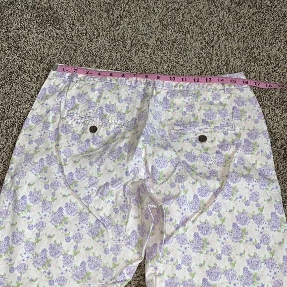 5/$30🎈 LOGG by H‎ & M women’s floral ankle pants size 12 - Image 9