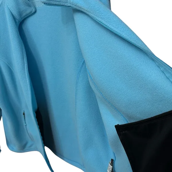LL Bean Women's Fleece Jacket Size 3XL Sky Blue Polartec‎ Cozy Warm Campcore - Image 6