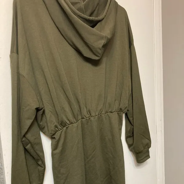 SHEIN Hooded Jersey Dress - Image 2