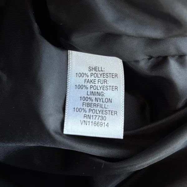 Y2K Xhilaration Puffer Vest M Black Sherpa Collar Fall Winter Gorpcore Utility - Image 5