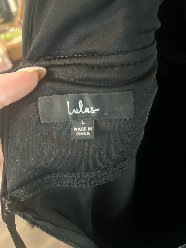 Lulus Black Dress - Image 4