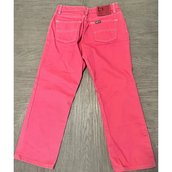 Ralph Lauren Pink Cropped Saturday Jeans, Size 2 - Image 2