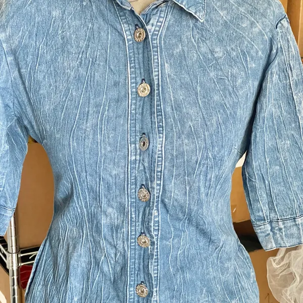 Women’s dress medium Blue - Image 8