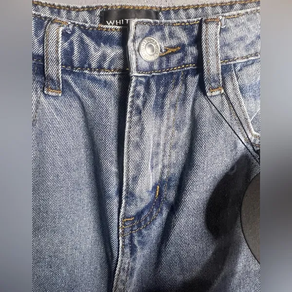 White Fox Boutique Take My Picture Denim Maxi Skirt – Blue Wash. size XS. NWT - Image 5
