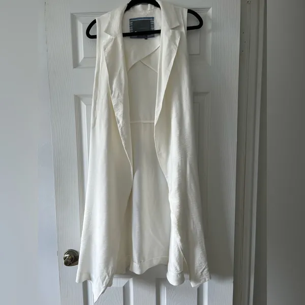 Anthropologie Draped longline Vest M/L - Image 2