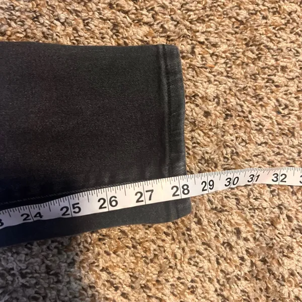 Good American Black Wash High Rise Skinny Jeans Women's Size 4 Denim‎ - Image 6