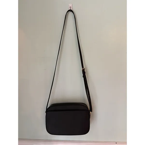 Michael Kors Jet Set Saffiano Leather Crossbody Bag‎ - black Large (35T1STTC9L - Image 3