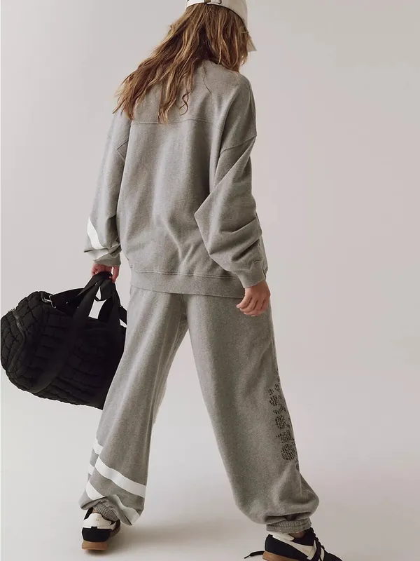 Free People All Star Buti Logo Pullover/Heather Grey - Image 4
