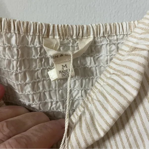 Sim and Sam Baby Doll Top Size Medium NWT - Image 7