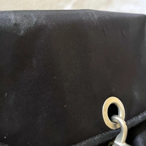 Polo Sport Ralph Lauren Vintage Black Nylon Unisex Messenger Bag Crossbody - Image 8