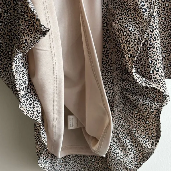 Altar'd State Black and White Bell‎ Sleeves Wrap Dress Size L - Image 12