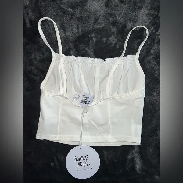 Princess Polly Tilly Top Off White Size 0 New with tag - Image 10