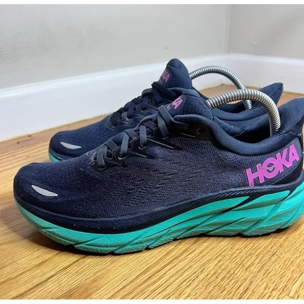 Hoka One One Clifton 8 Outer Space Atlantic 1119394 OSAT Size 8 Women Sneakers - Image 2