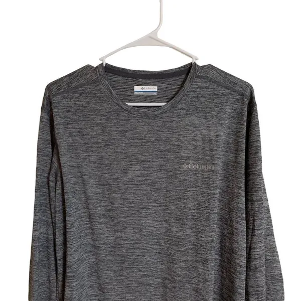 Columbia Shirt‎ Gray L Women Long Sleeve Crew Neck Activewear Hiking Outdoor - Image 2