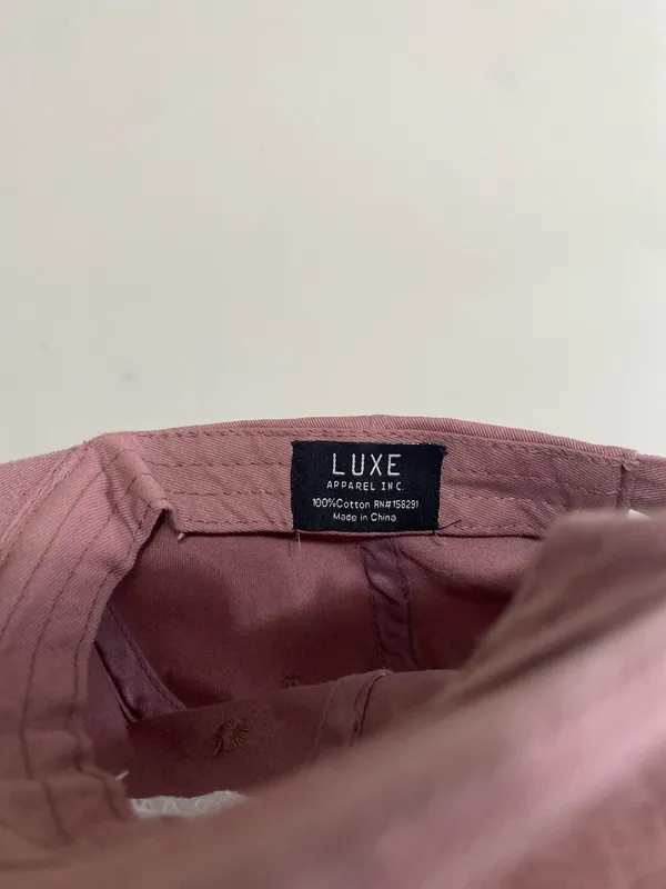 Luxe Men's Maroon Baseball Cap with White Embroidered Hilton Head Island Patch - Image 4