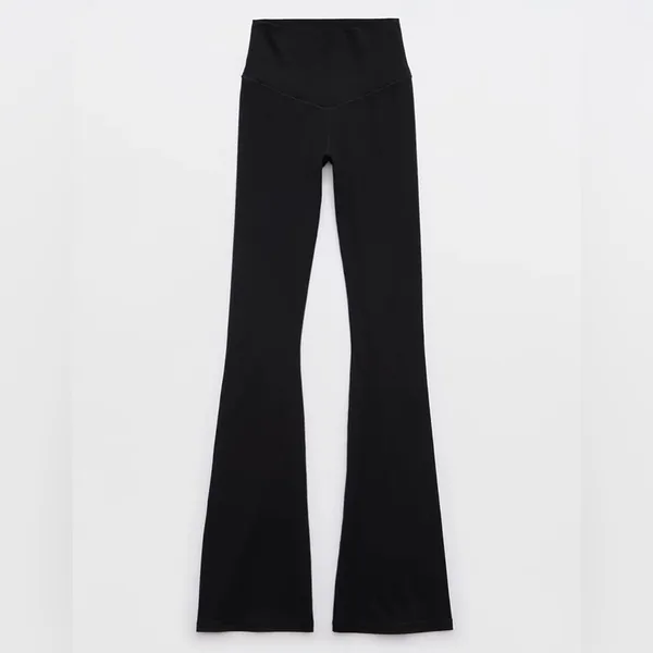 Aerie Offline Real Me Xtra Bootcut Legging in Black Size Small Short - Image 6