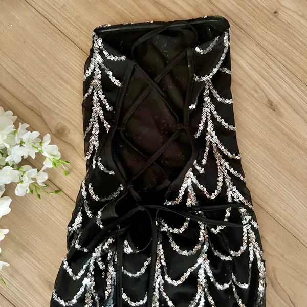 Boutique Mesh & Sequin Mermaid Dress - Image 10