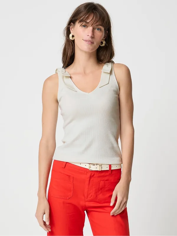 Set‎ of 2 J. Crew Bow-shoulder tank tops size XL - Image 6