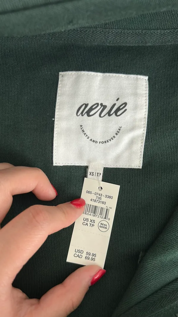 Aerie Quarter-Zip Pullover Sherpa - Image 5