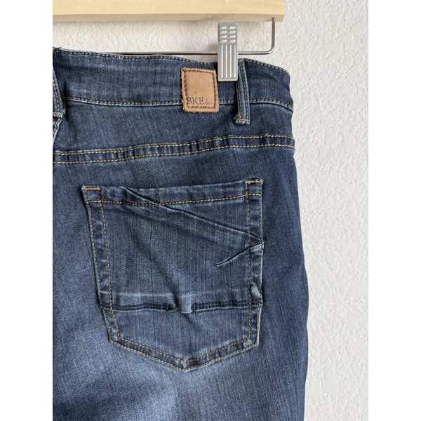 BKE Payton Skinny Jeans 28x31.5 Dark Wash Comfort Stretch Mid Rise Buckle Indie - Image 7
