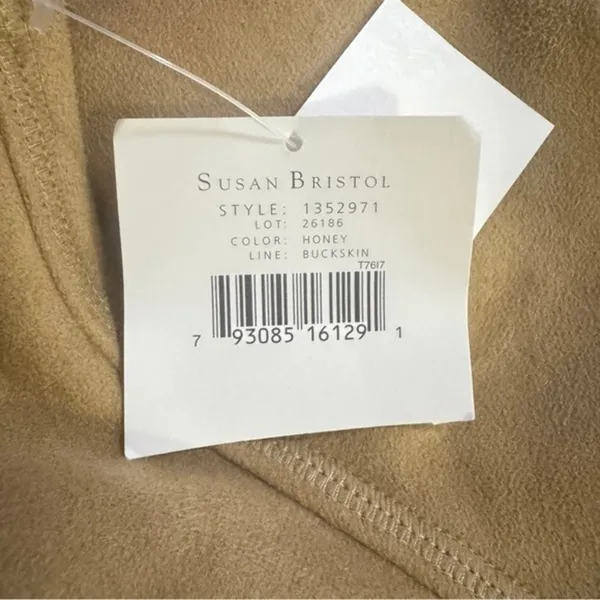 Vintage Honey Faux Suede Vest Buckskin‎ Style – Large NWT - Image 9