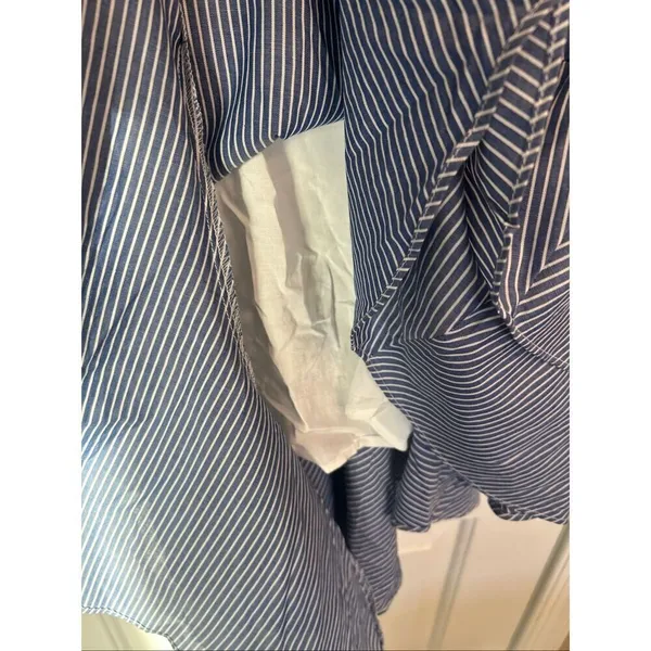 A new day asymmetric blue stripe skirt size 4 - Image 7