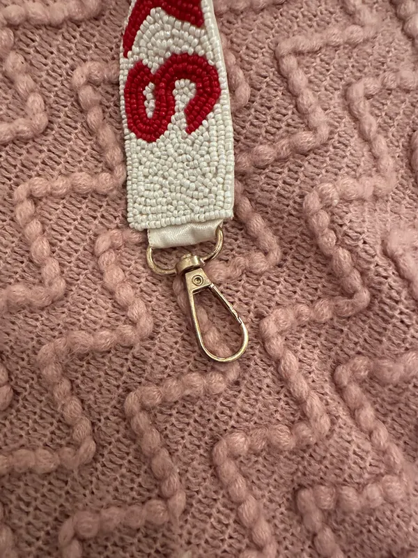 Beaded purse strap White - Image 4