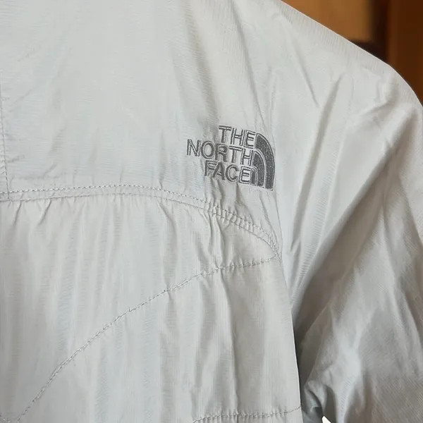 The North Face PrimaLoft Quilted Insulated Full Zip Jacket Cream Women’s Small - Image 12