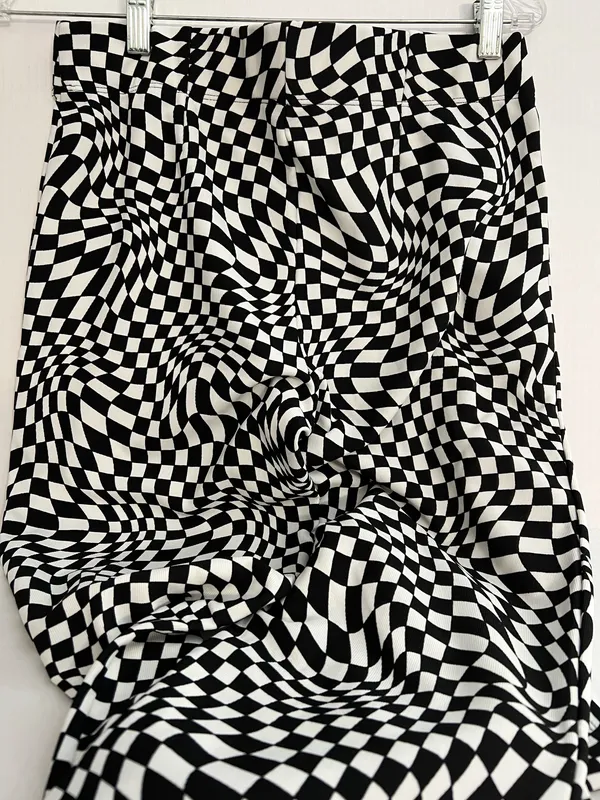 Garage Flair Leg Black & White Leggings - Image 3