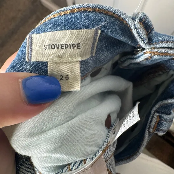 MADEWELL Woman’s Stovepipe Medium Wash Straight Jeans‎ Size 26 - Image 5