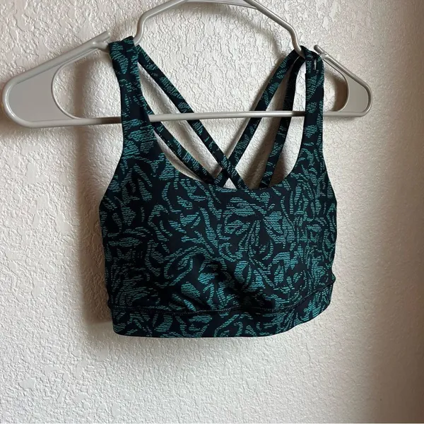 Lululemon Energy Bra Thrive Viridian Green Black - Image 5