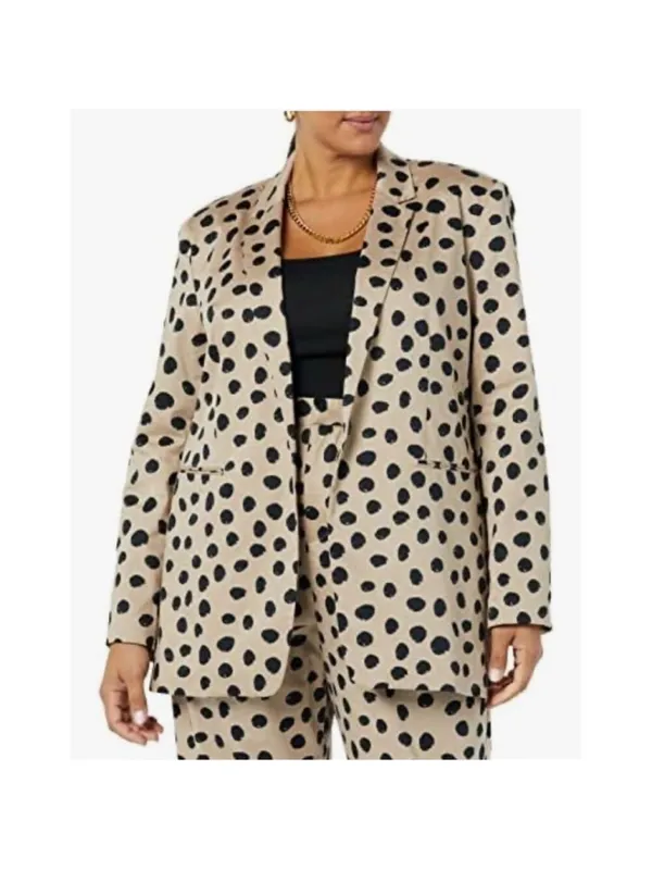 NEW TEREA Women's Catalina Blazer XL Tan - Image 6