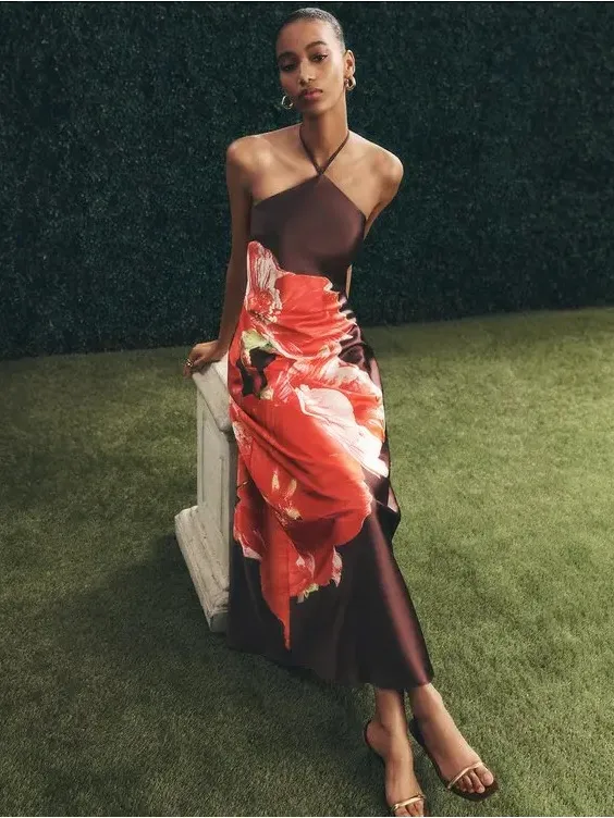 Steve Madden Flora Dress in Burnt Umber - Image 2