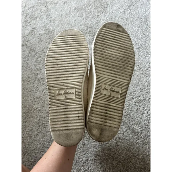 Pippy Snakeskin-Embossed Leather Platform Sneakers Sam Edelman Sz‎ 8 - Image 8