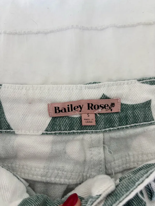 Bailey rose floral jeans Green - Image 3