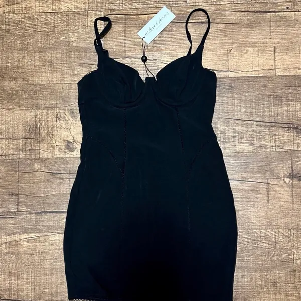 NWT For Love And Lemons Perfect Black Dress - Image 4