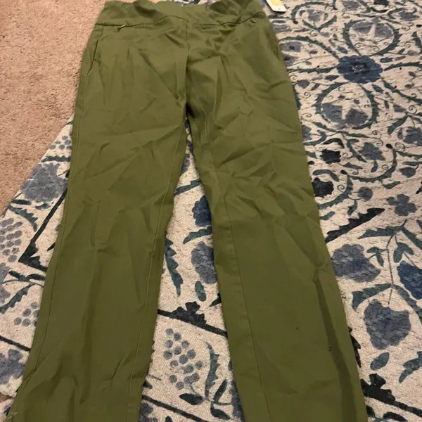 NWT Soft Surroundings‎ PXS green pants - Image 2