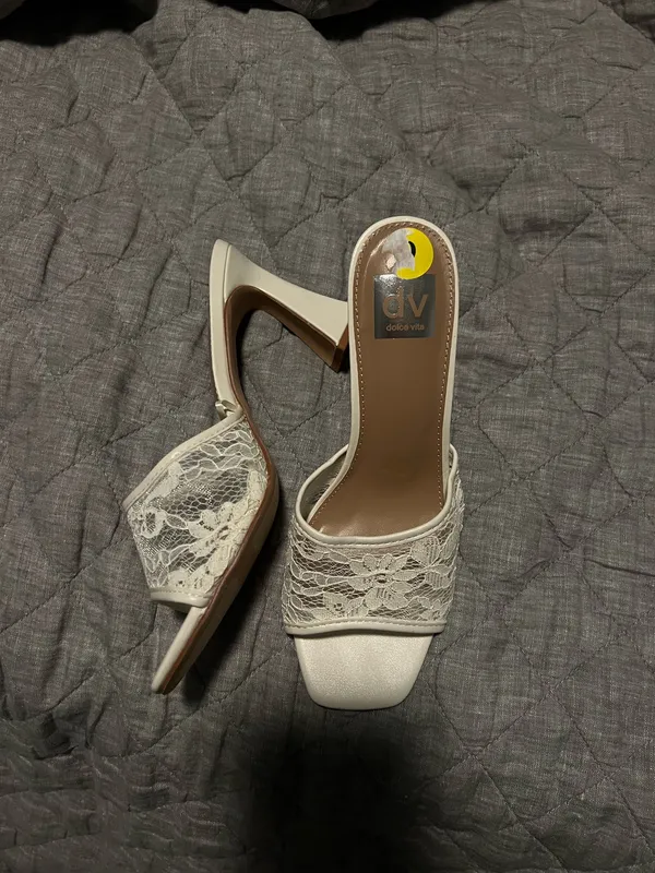 Dolce Vita White Heels - Image 2