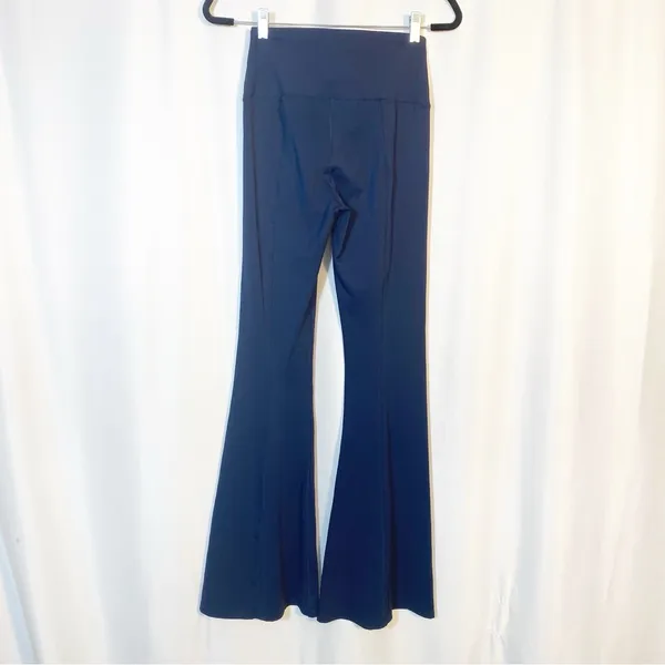 P. E. Nation Full Force Flare Pants Leggings High Rise Navy Blue - Image 5