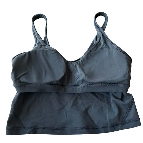 Lululemon Women’s 10 Align Tank Solid Black Fitted Crop Padded Basic Trendy New‎ - Image 10