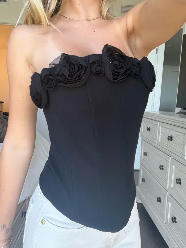 Zara black corset  - Image 6