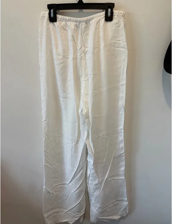 Linen Pants Gray Size XS - Image 5