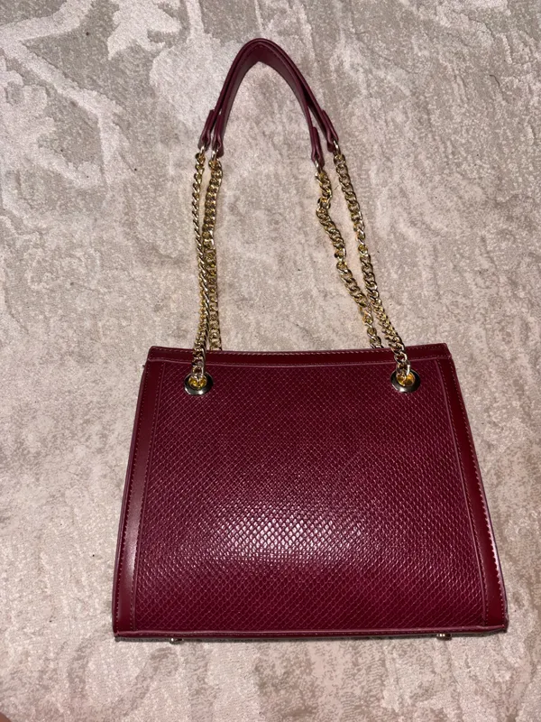 Burgundy purse - Image 2