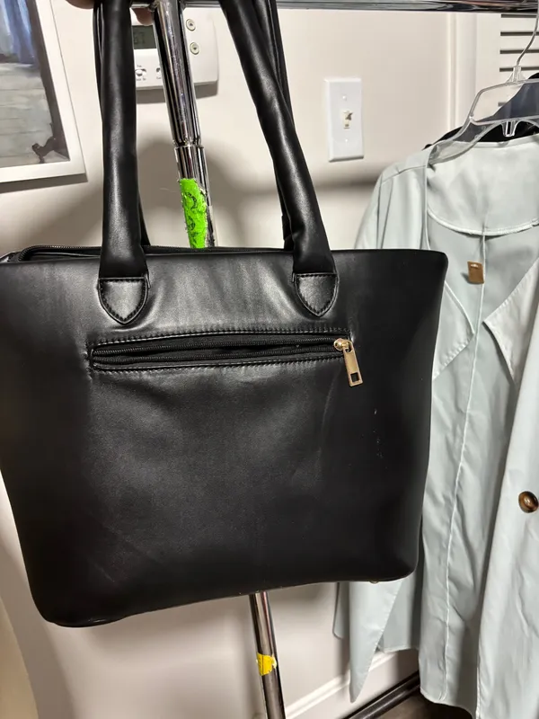 Windsor Woven leather large tote purse - Image 6
