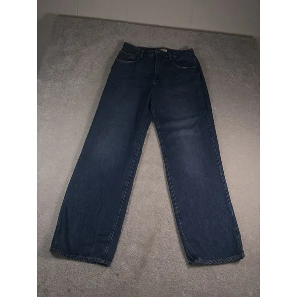 good american soft touch wide leg jeans 8/29 - Image 3