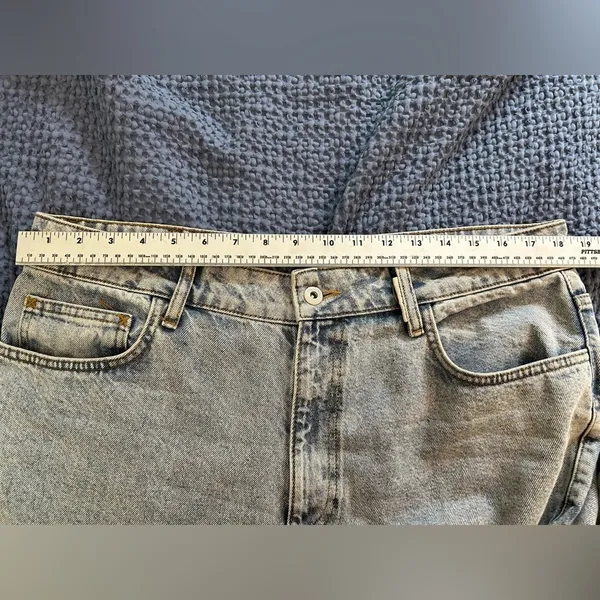 ASOS Collusion x005‎ Straight Leg Light Mineral Blue Wash Mom Jeans - Image 11