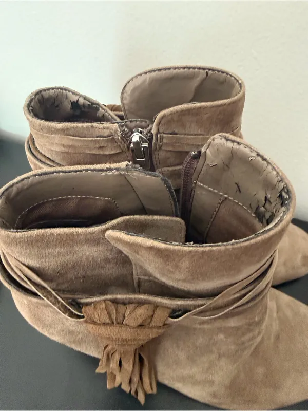 Lauren Ralph Lauren Belcia brown ankle booties - Image 7