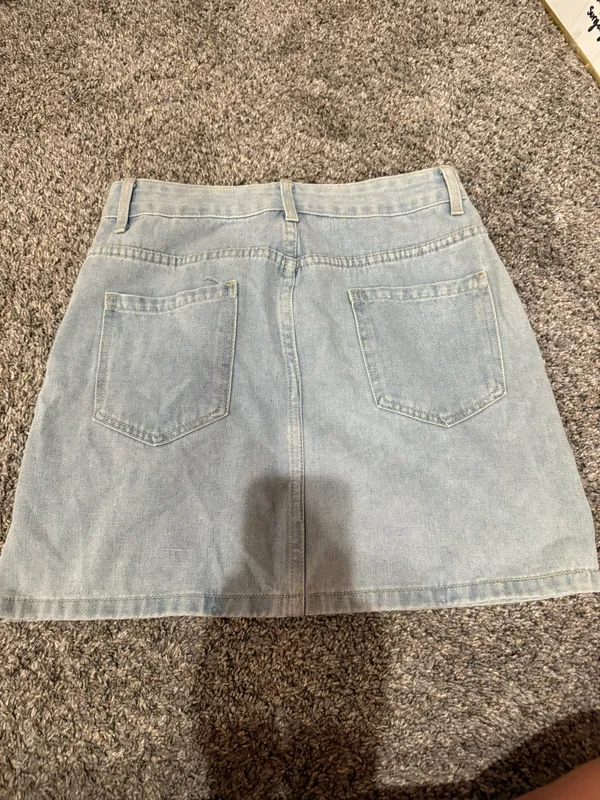 Boutique Jean Skirt - Image 2