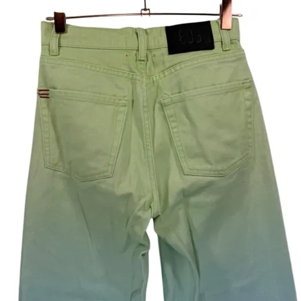 BDG Urban Outfitters High & Wide Ombre Jeans Green Blue Gradient Wide Leg Sz‎ 25 - Image 8