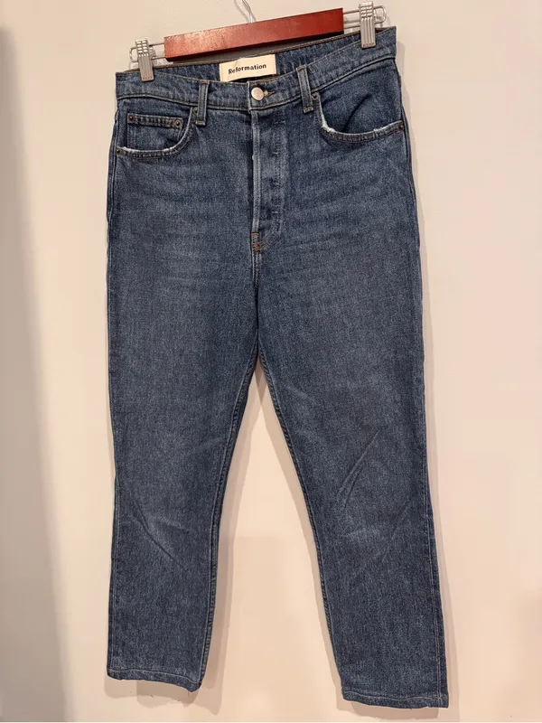 Reformation Serena High Rise Skinny Jeans - Image 4